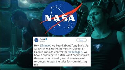 NASA's suggestion to save Tony Stark
