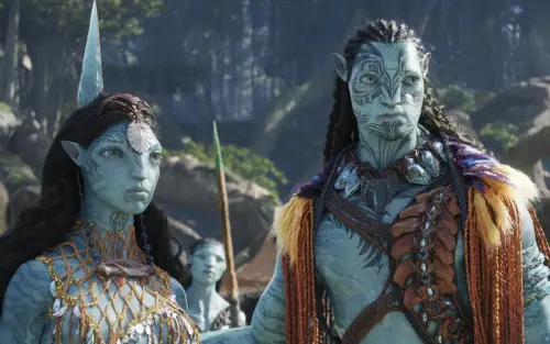 Leaders of the island Na'vi tribe